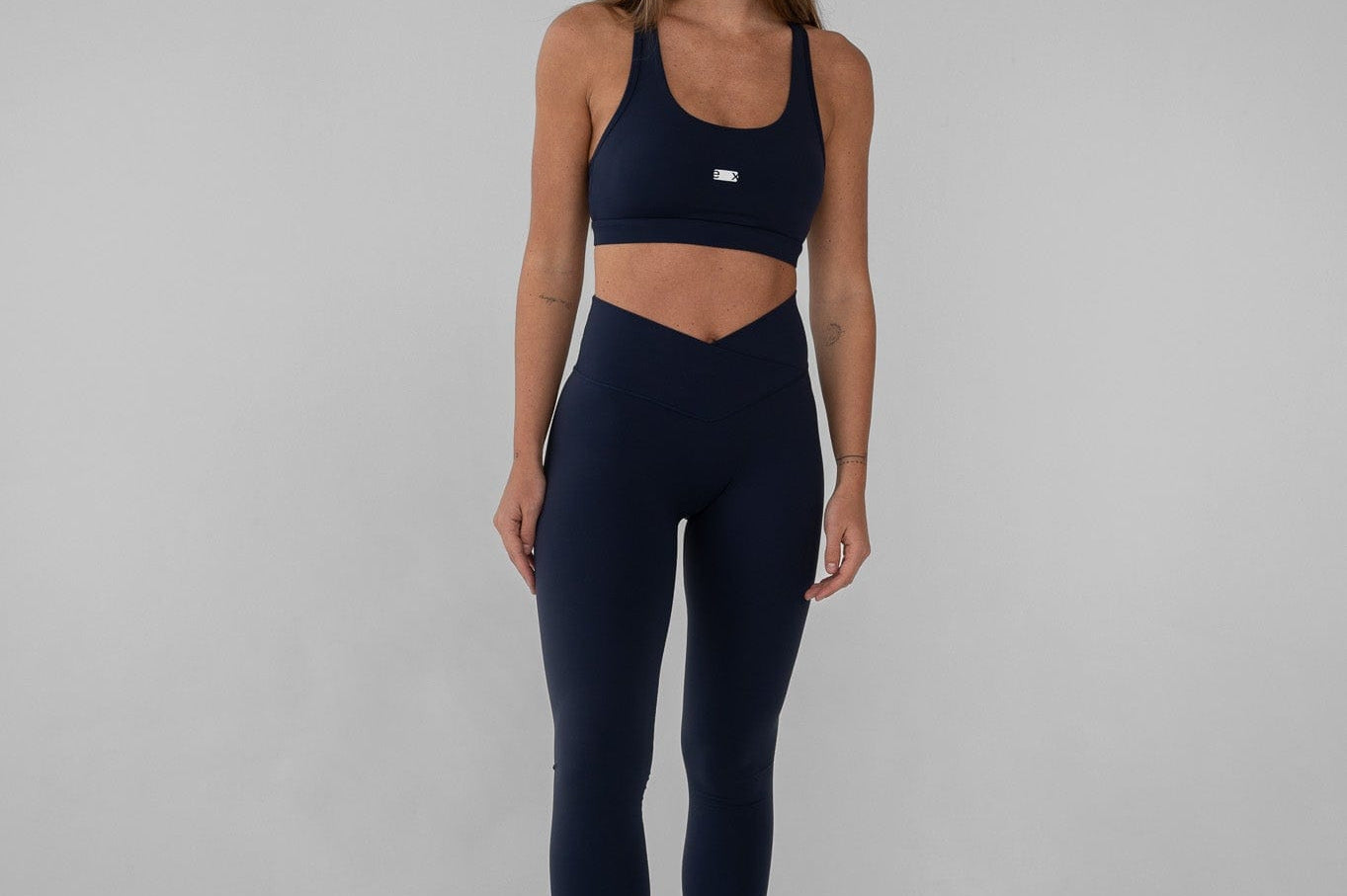 Exercere Sports Bras Racer Bra - Dark Blue