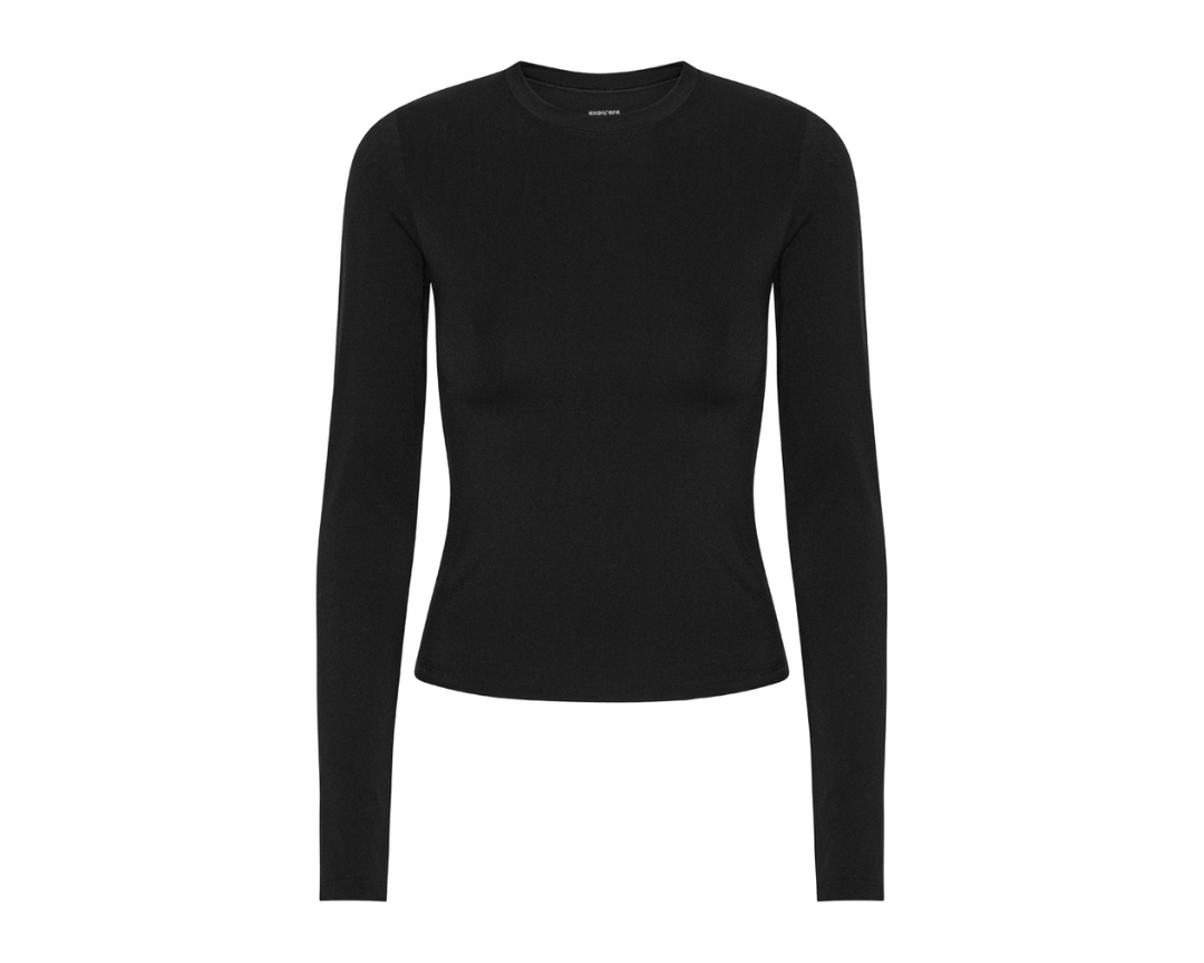 Exercere Tops Neaty Long Sleeve - Black