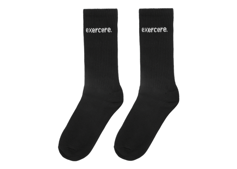 Exercere Socks One Size Logo Socks - Black